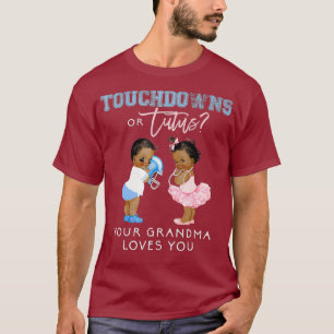 Camiseta El sexo de la abuela revela el toque Tutu Baby