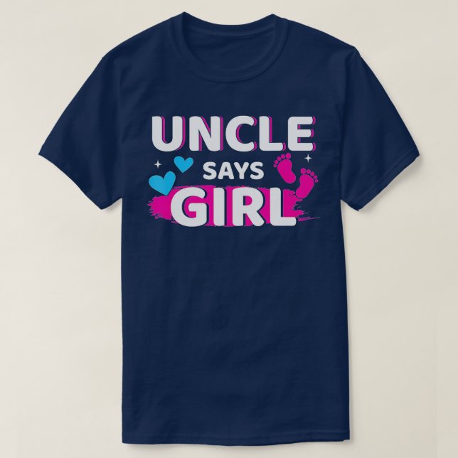 Camiseta El sexo masculino revela que el tío dice que la fa (Diseño del anverso)