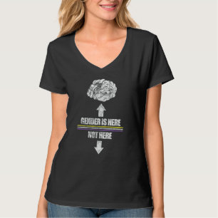 Camiseta El Sexo No Binario Lgbtqia Está Aquí, No Él