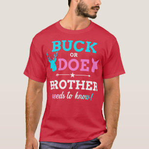 Camiseta El sexo revela el pato o el hermano que hace coinc