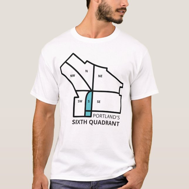 Camiseta El sexto cuadrante de Portland (Anverso)