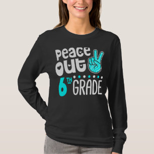 Camiseta El Sexto Grado De Peace Out El Último Día De La Es