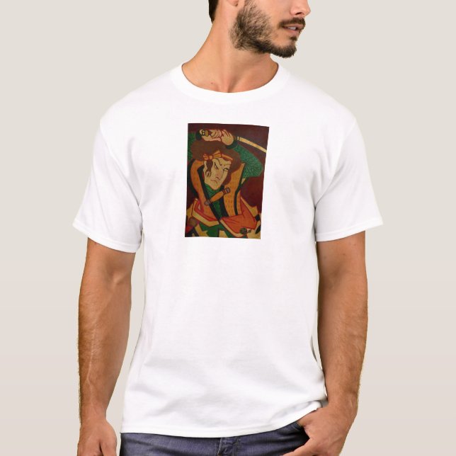 Camiseta El sexto guerrero "T" por la colina (Anverso)