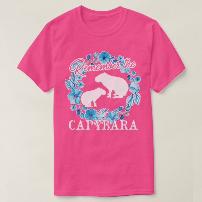 Camiseta El Shirt Capybara (Diseño del anverso)