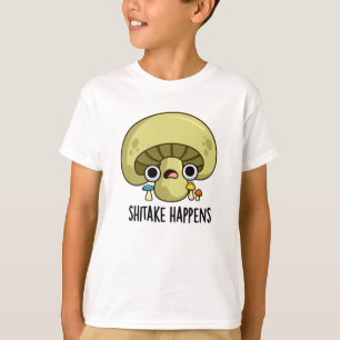 Camiseta El Shitake sucede con el divertido bollo de hongos