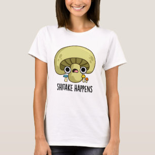 Camiseta El Shitake sucede con el divertido bollo de hongos