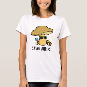 Camiseta El Shitake sucede con el divertido bollo de hongos