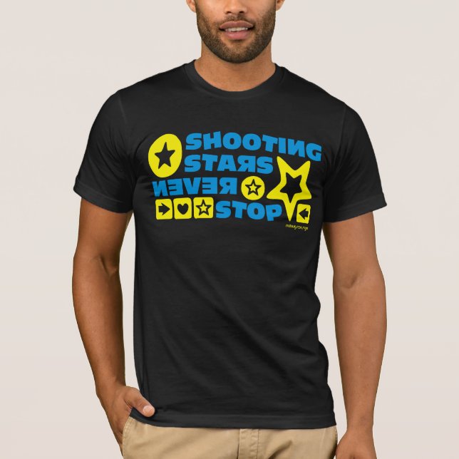 CAMISETA EL SHOOTING STARS NUNCA PARA (Anverso)
