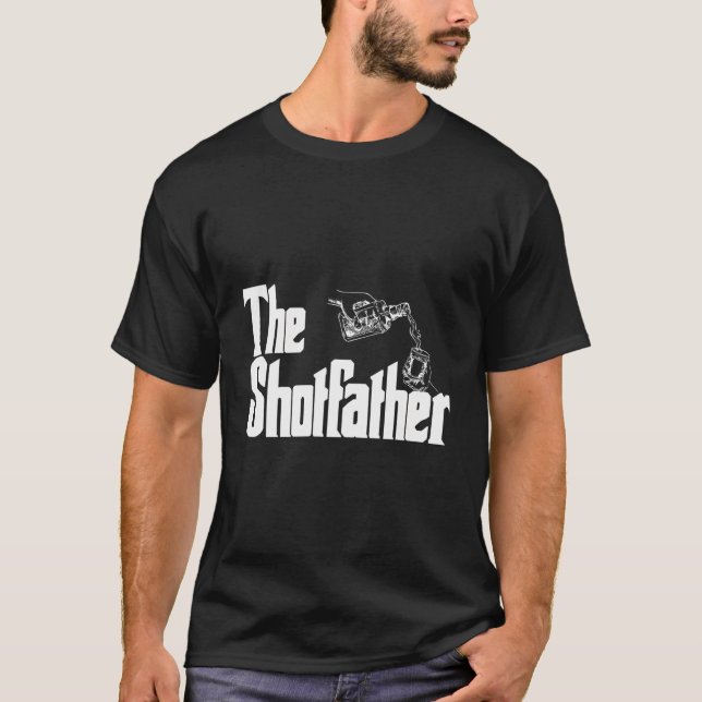 Camiseta El Shotfather - Funny Men Whiskey Drinker Tequill (Anverso)
