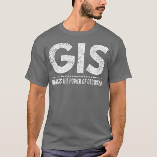 Camiseta El SIG aprovecha el poder de la geografía