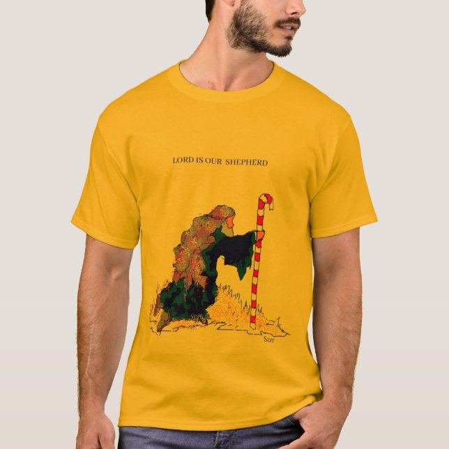 Camiseta : El significado pastor de la cruz (Anverso)