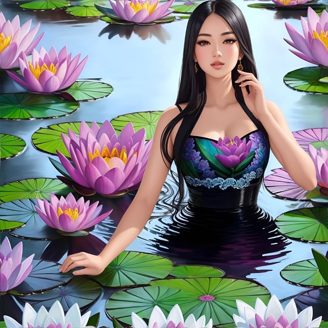 Camiseta El significado simbólico de Lily del Agua - (Symbolic Meaning of Water Lily - Unveiling the Mystical Significance of a Serene Bloom)