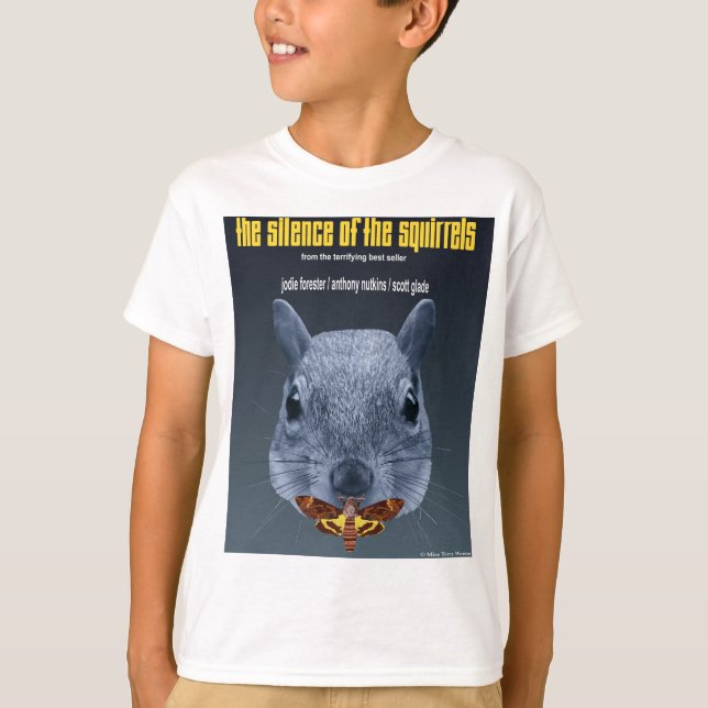 Camiseta El silencio de las ardillas - una parodia (Anverso)