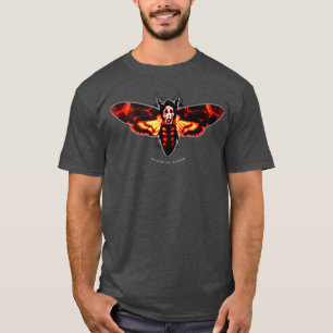 Camiseta El silencio de los corderos Logotipo de polilla re