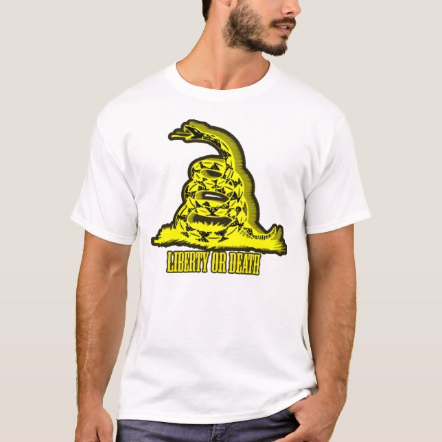 Camiseta El silencio de oro de Gadsden es mortal (Anverso)