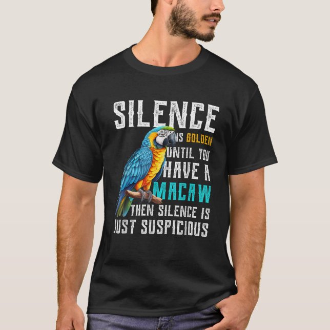Camiseta El silencio es Dorado hasta que tienes Mamáes de M (Anverso)