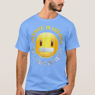 Camiseta El Silencio Es Dorado, La Cinta Del Ducto Es La Ca