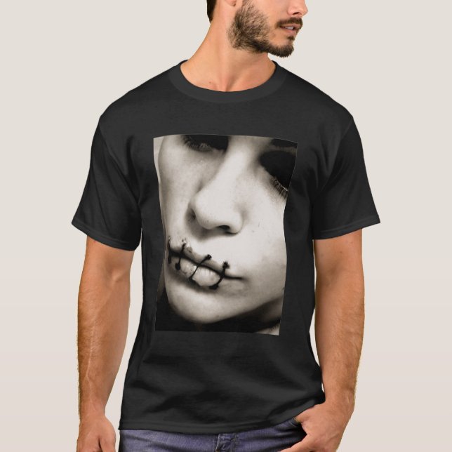 Camiseta el silencio es el enemigo (Anverso)