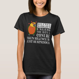 Camiseta El Silencio Es El Loro Dorado De La Conciencia Jen