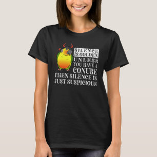 Camiseta El silencio es el loro dorado yo el amarillo del c