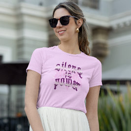 Camiseta El silencio es la motivación de la tipografía de l
