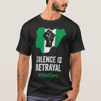 Camiseta El silencio es traición #EndSars