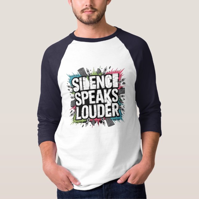 Camiseta El silencio habla más fuerte (Anverso)