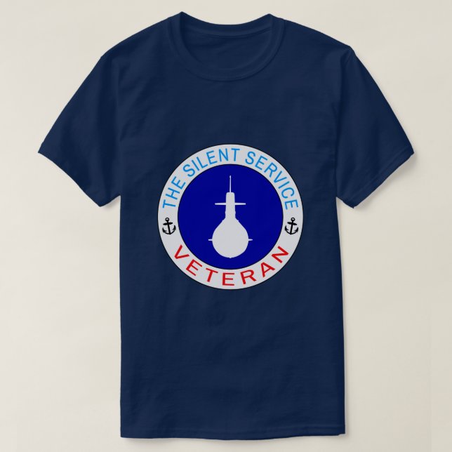 Camiseta El silencioso veterano de servicio elegante, único (Diseño del anverso)