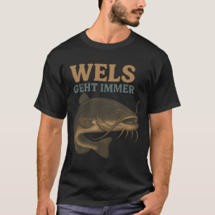 Camiseta El siluro siempre funciona - Diseño Retro de Pesca