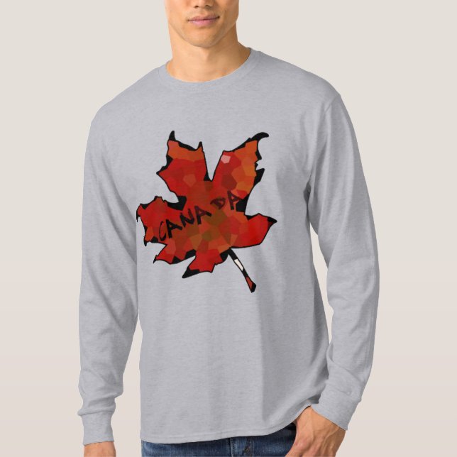 Camiseta el símbolo canadiense (Anverso)