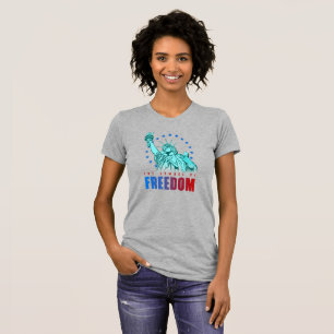 Camiseta El símbolo de la libertad   Adaptación delgada de 