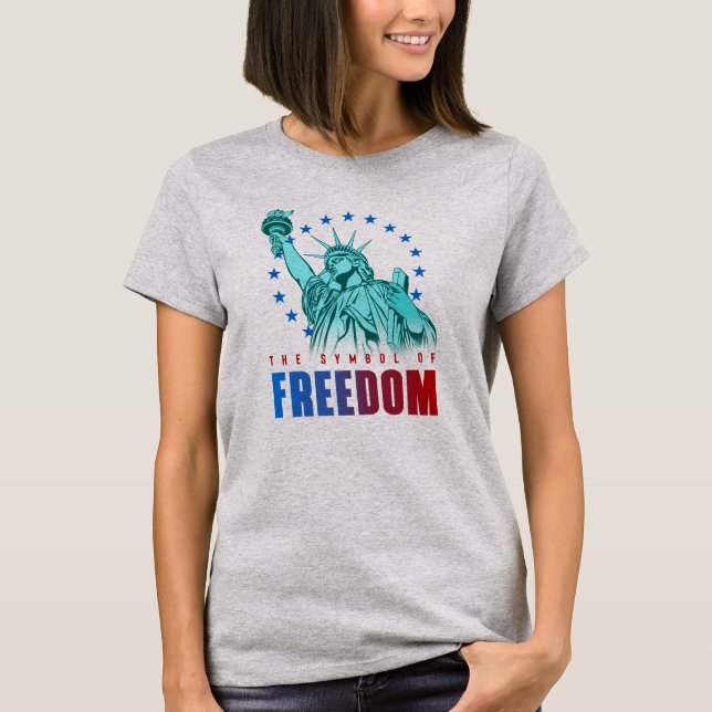 Camiseta El símbolo de la libertad | Mujeres (Anverso)