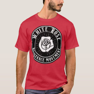 CAMISETA EL SÍMBOLO DE RESISTENCIA DE LA ROSA BLANCA WW2