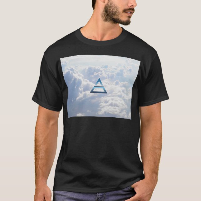 Camiseta El símbolo del aire del elemento (Anverso)