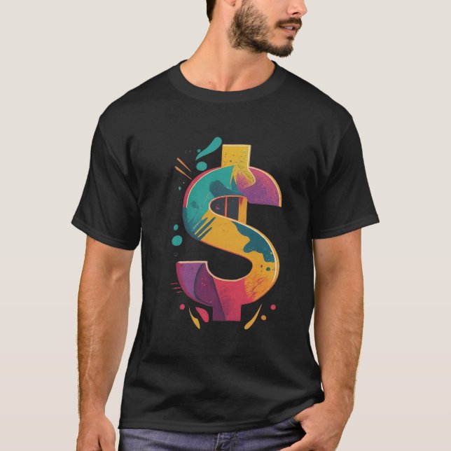 Camiseta el símbolo del dólar (Anverso)