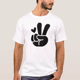 Camiseta El símbolo es popular para crear calcomanías perso