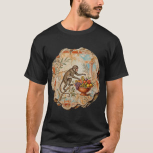 Camiseta El Simio Travieso: El Ladrón de Frutas de Pompei