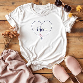 Camiseta El simple y simple día de la madre sentimental