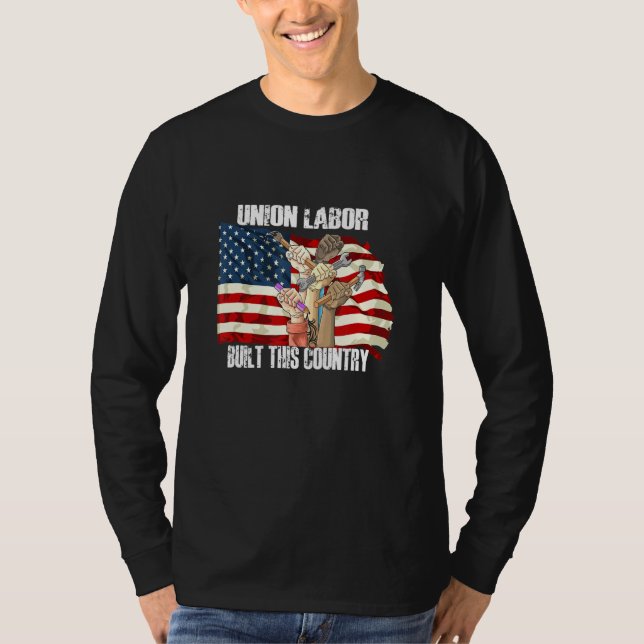 Camiseta El Sindicato De Trabajadores Construyó Este País - (Anverso)
