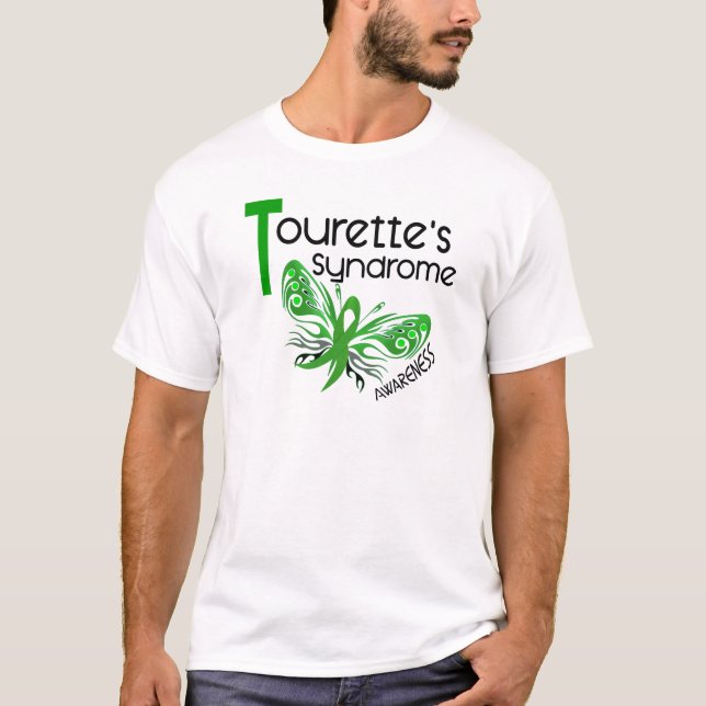 Camiseta El síndrome de Tourette de la mariposa 3,1 (Anverso)