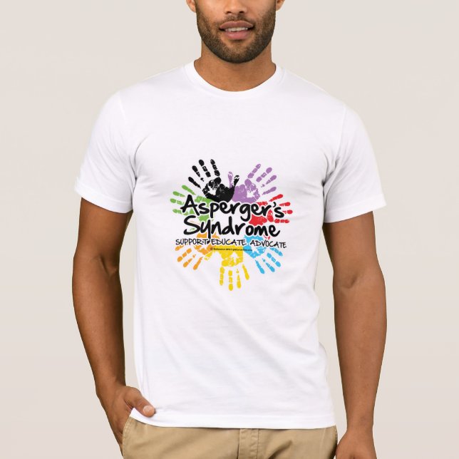 Camiseta El síndrome Handprint de Asperger (Anverso)