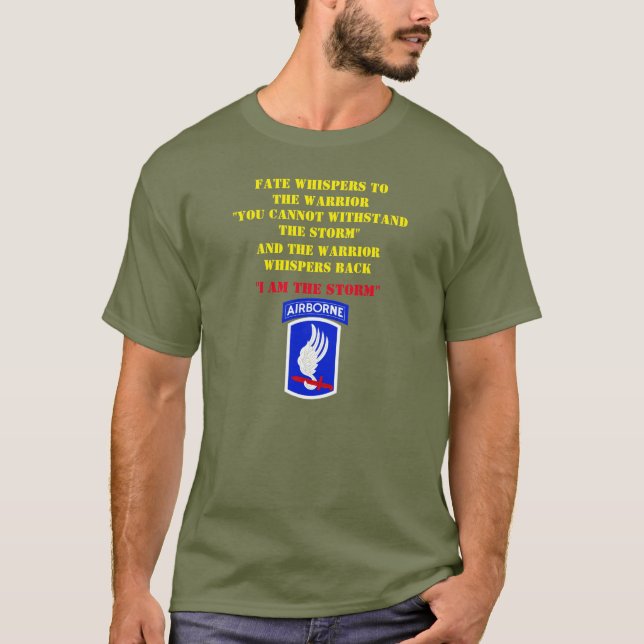 Camiseta El SINO SUSURRA al 173o GUERRERO, (Anverso)