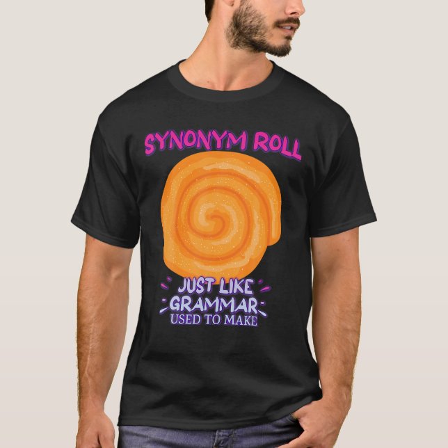 Camiseta El sinónimo avanza como dice Grammar Grammar Funny (Anverso)