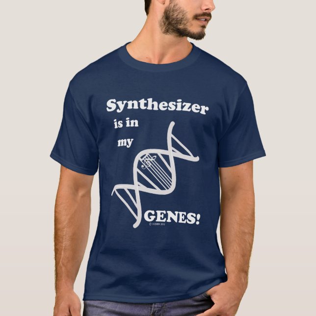 Camiseta El Sintetizador Está En Mis Genes (Anverso)