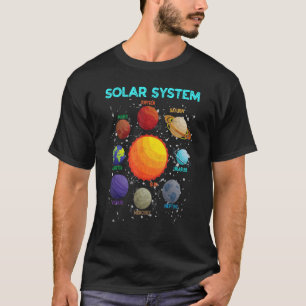 Camiseta El Sistema Solar Planeta El Sol Y El Espacio Astro