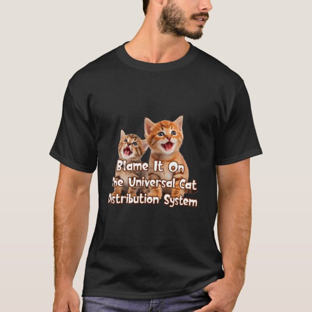 Camiseta El Sistema Universal De Distribución De Gatos Culp (Anverso)