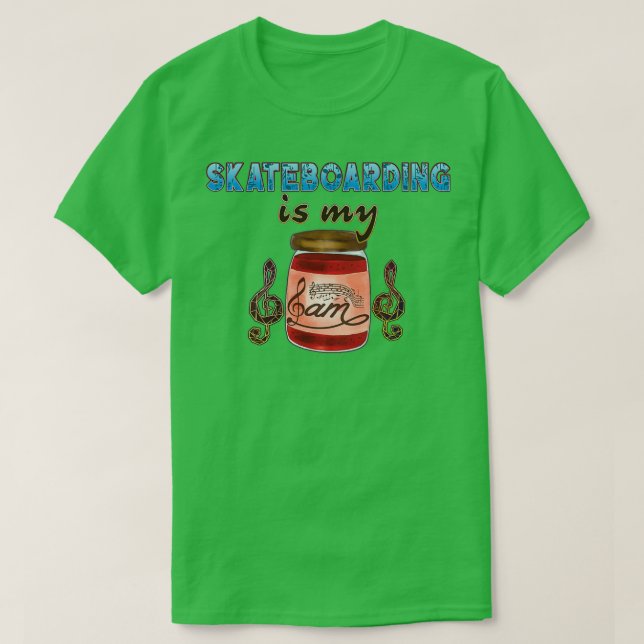Camiseta El Skateboarding Es Mi Jam (Diseño del anverso)