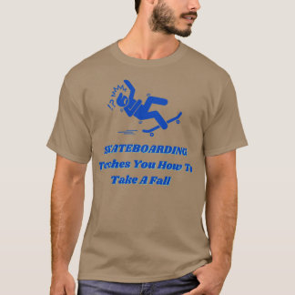 Camiseta El Skateboarding está cayendo