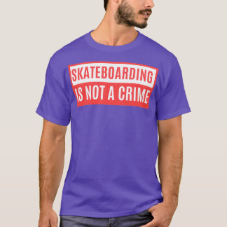 Camiseta El Skateboarding No Es Un Crimen 1