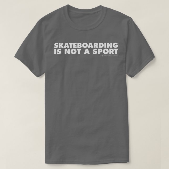 Camiseta El Skateboarding No Es Un Skateboa Consolidado Dep (Diseño del anverso)